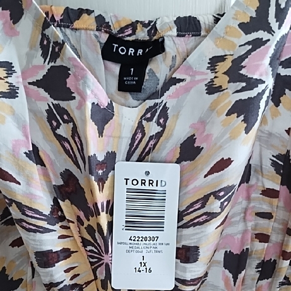 Torrid Multicolor Floral Camisole Top - Picture 4 of 6